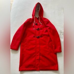 Tory burch red toggle coat